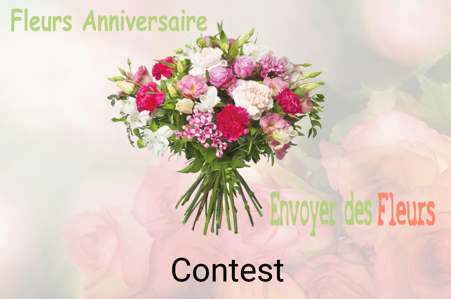 Bouquet de fleurs d’anniversaire livré à Contest